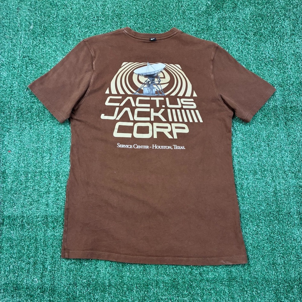 Nike x Travis Scott Cactus Jack Corp. Brown Shirt Size M‎